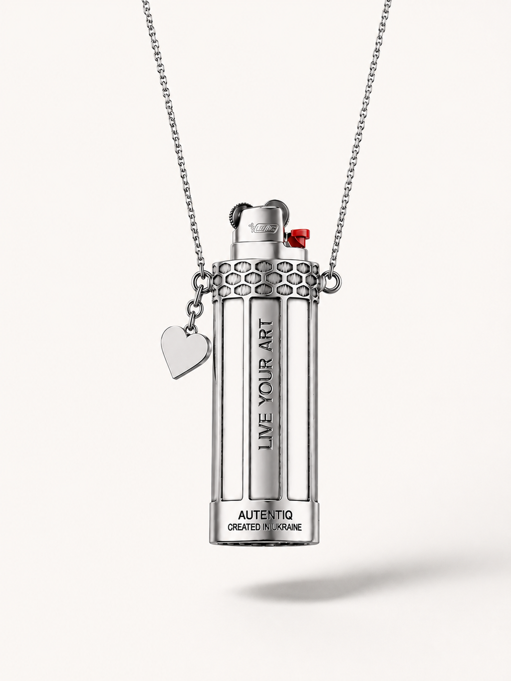 LIVE YOUR ART case в сріблі