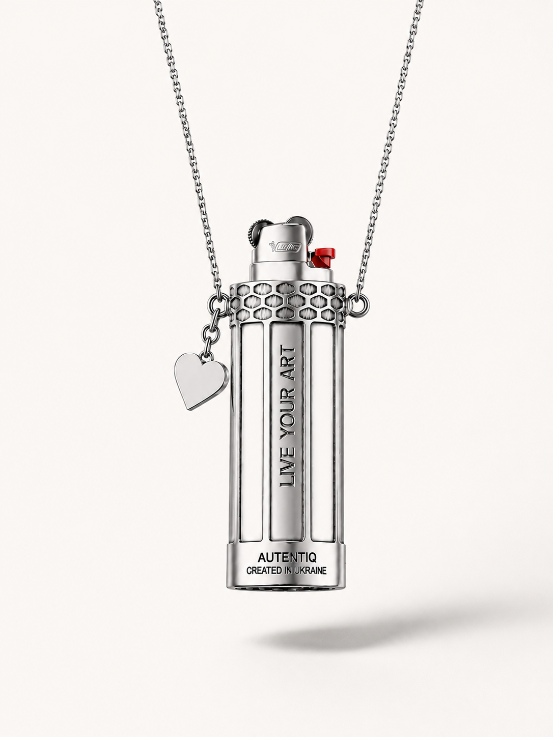 LIVE YOUR ART case в сріблі