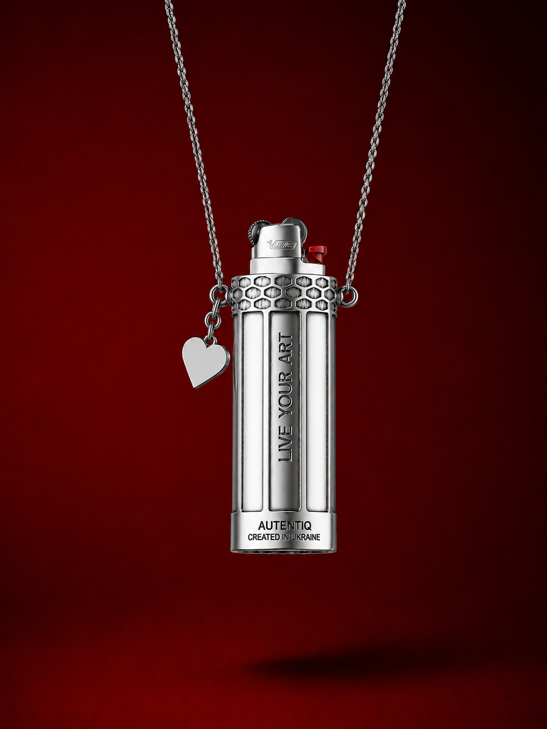 LIVE YOUR ART case в сріблі
